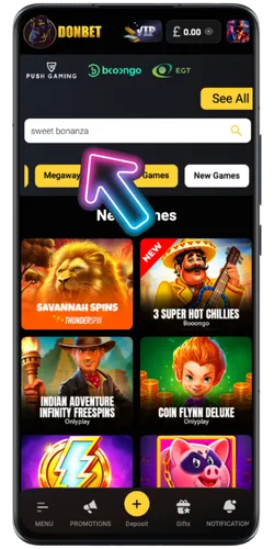 Search for Sweet Bonanza