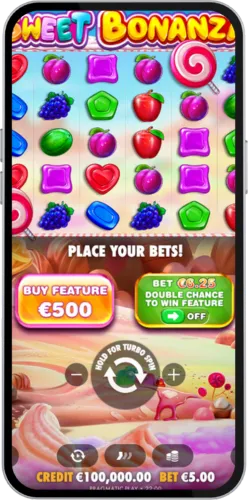 Gefeliciteerd met gratis spins in Sweet Bonanza