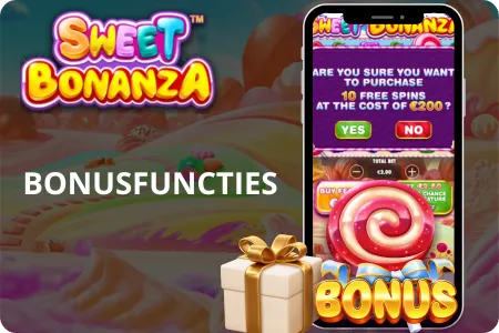 Bonusfuncties Sweet Bonanza